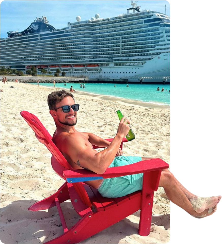 Casal Sem Agência em viagem de cruzeiro