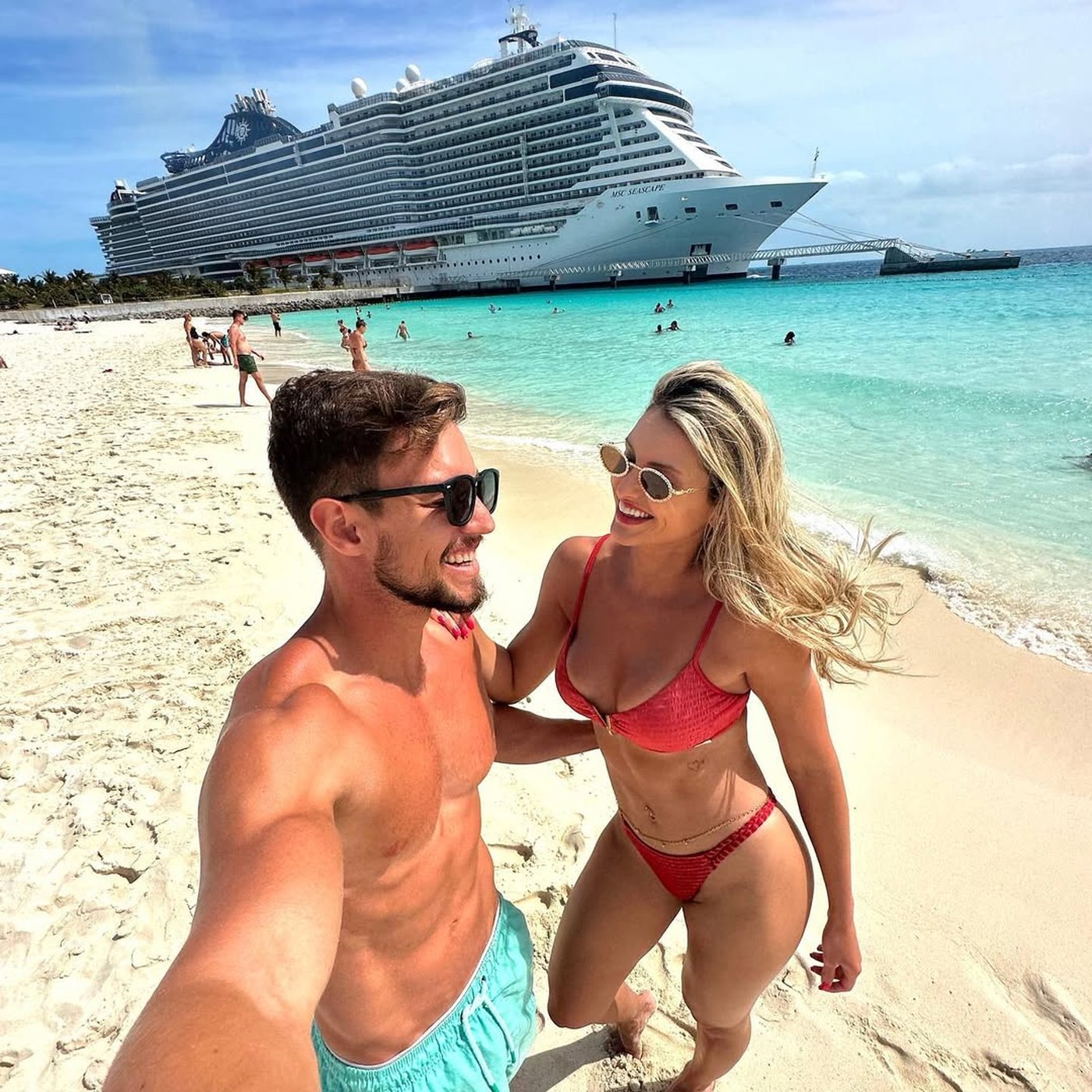 Casal Sem Agência em viagem de cruzeiro no Caribe